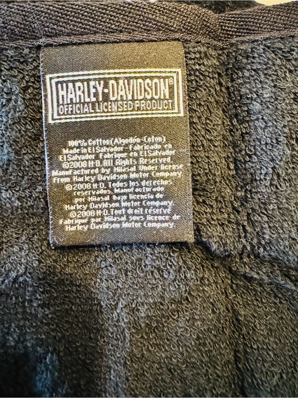 NEW Vintage 2008 Harley-Davidson Bath Collection Towel Set 🖤🏍️